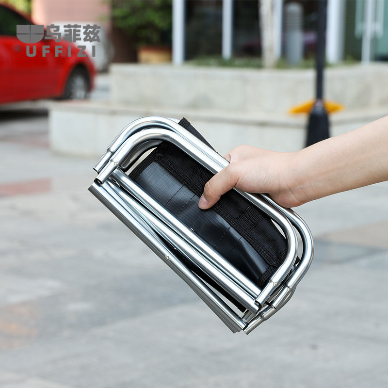 地铁折叠凳户外便携式网红铝合金便携凳子超O轻伸缩凳子拉伸折叠