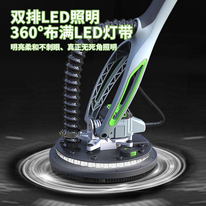 墙面打磨机砂纸腻子打磨机砂光机沙皮打磨L机配件磨墙神器自吸无