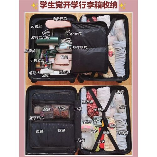 家居收纳 旅行分类收纳六J件套 出差 旅行
