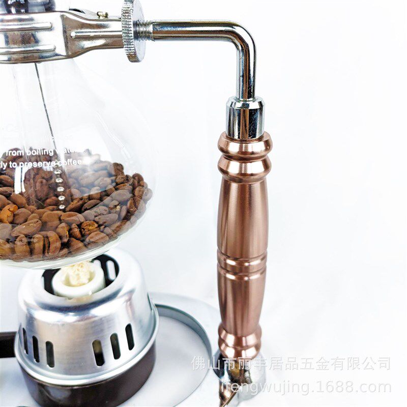 咖啡手柄虹e吸咖啡壶咖啡器具耐热玻璃虹吸壶手煮咖啡机手煮咖啡