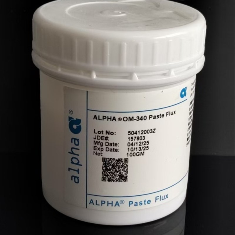 .阿尔法OM340ALPA无铅无卤助焊膏alpha焊油BGA环保松香膏