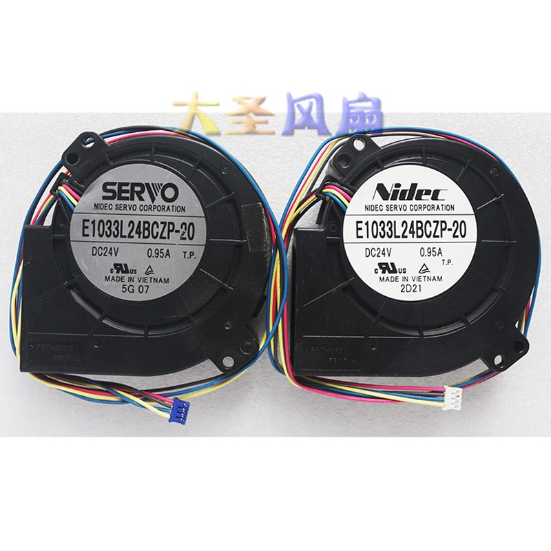 Nidec E1033L24BCZP-20 24V 0.95A 4线 涡轮散热风扇