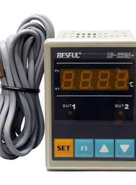 LC-220A BESFUL深圳碧河双路两路温度控制器温控器温控仪LC-220A+