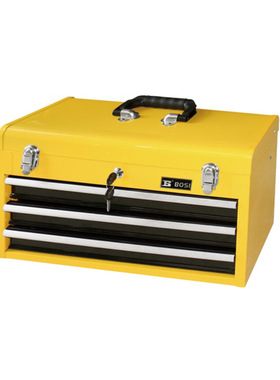 波斯工具 三抽屉金属工具箱534*218*288mm BS522413