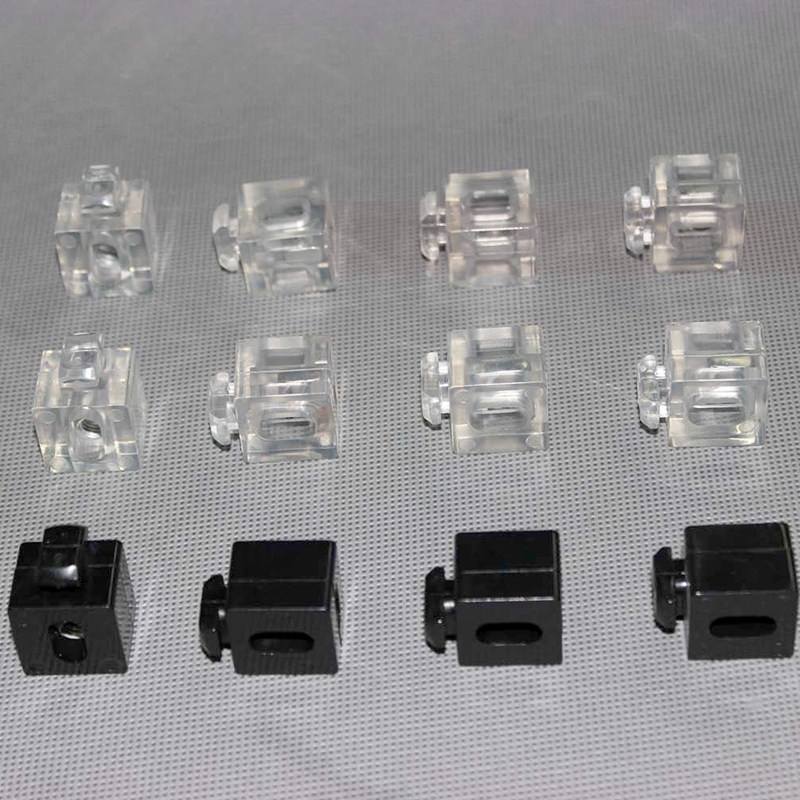 透明间隔连接块3030/4040/4545黑色连接件欧标工业铝型材胶粒配件