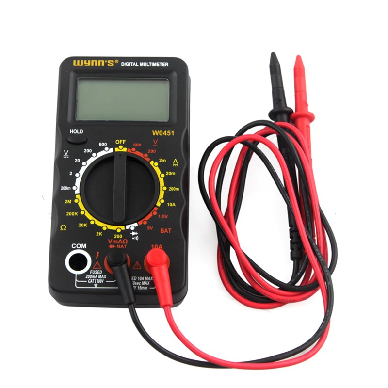 Wynns/威力狮 数字式万用表 液晶显示电力检测表 多功能万用表