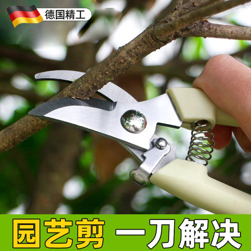 德国精工修花剪刀修枝剪园艺剪园林果树剪枝嫁接强力家用省力神器