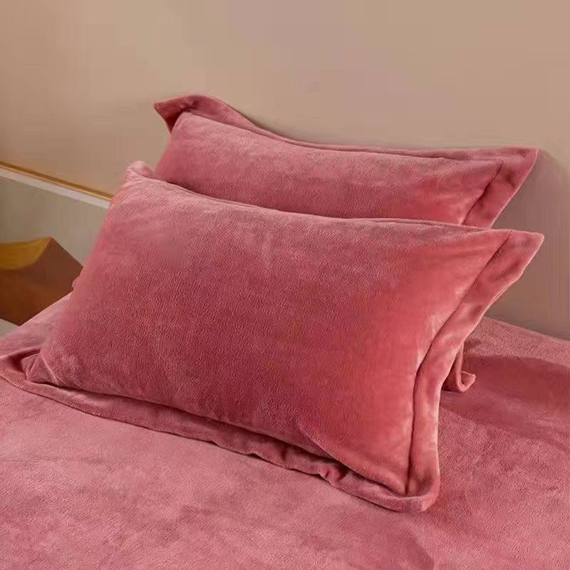水晶绒夹棉枕套加厚秋冬保暖绒面枕套加厚单双人枕套一对可拆洗,床上用品,枕套,淘宝优惠券,粉丝福利购,淘宝优惠卷