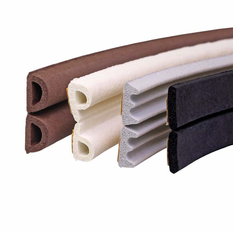 E型衣柜移门自粘型防撞防尘条卧室房G门缝防风贴隔音条窗户密封条