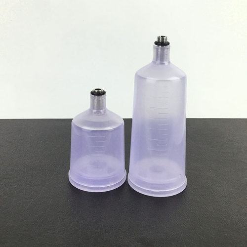 131喷笔气泵耐腐蚀塑料杯喷壶杯可更换塑料壶绘画颜料壶20ML40ML