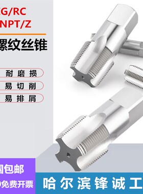 哈尔滨管螺纹机用丝攻/丝锥ZG2寸 RC2寸 Z2寸 NPT2寸