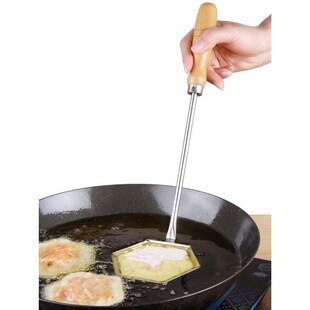 油饼勺子304不锈钢油墩子模具家用萝卜L丝饼油炸工具不粘油端子