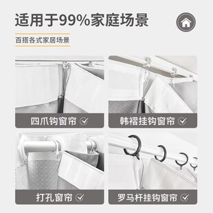 窗帘遮光里衬布2025新款v加装一层里衬轻薄窗户神器卧室全遮光内