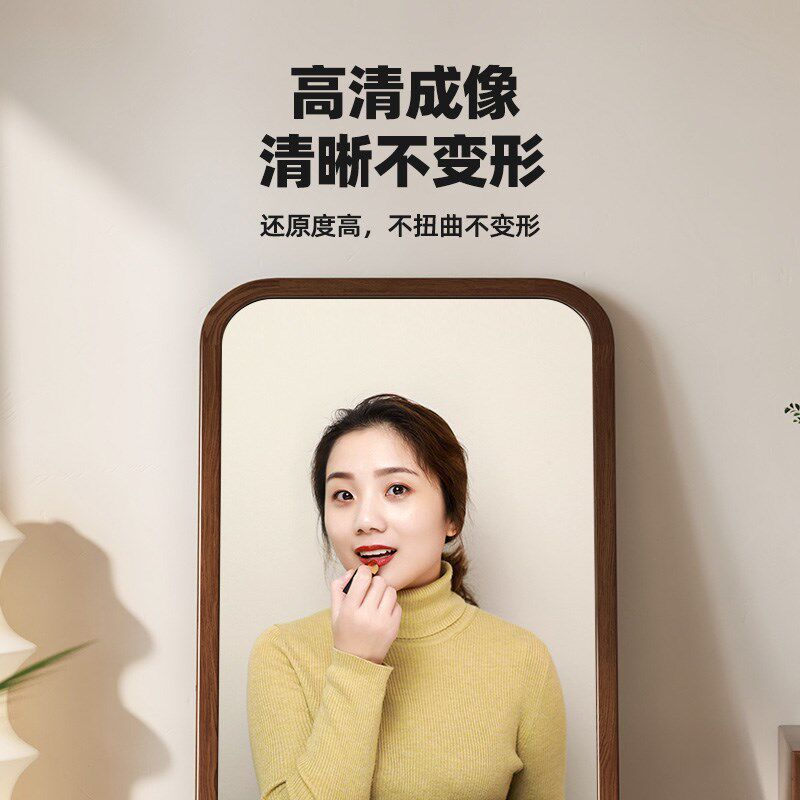 落地镜全身镜家用穿衣高级感网红玻璃立式镜子挂墙简约.壁挂试衣