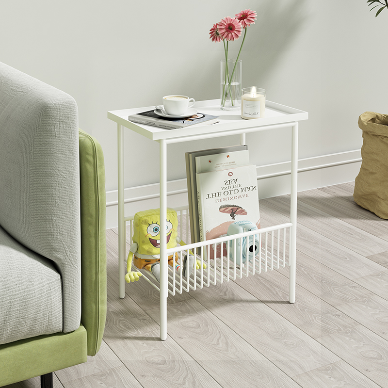 边几小茶几客厅家用简约沙发小边桌迷你小茶桌可移U动床边柜子角