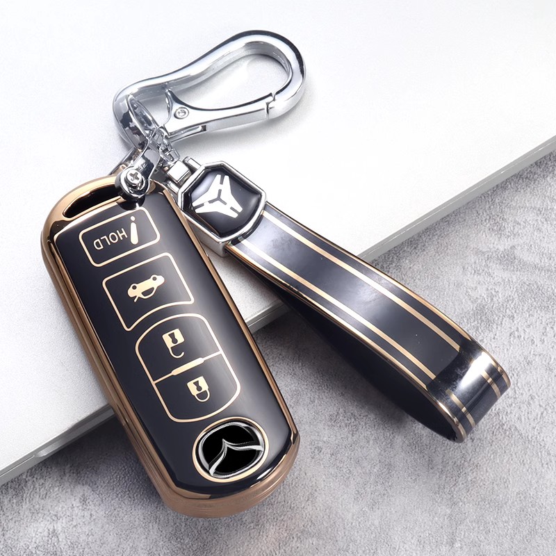 适用马自达阿特兹钥匙套cx4汽车6睿翼cx5星L骋3昂克赛拉cx-8包扣