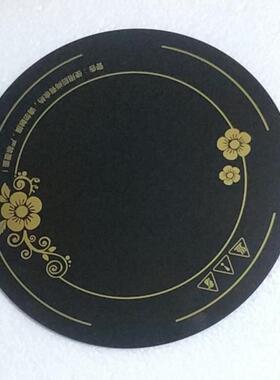 圆形微晶玻璃面板电陶炉高温玻璃328C火锅炉取暖炉黑晶板33CM32CM