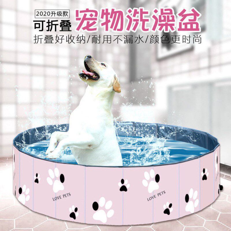 折叠浴桶宠物洗澡盆移动可折叠狗狗浴盆狗O狗猫咪沐浴泡澡桶泳池