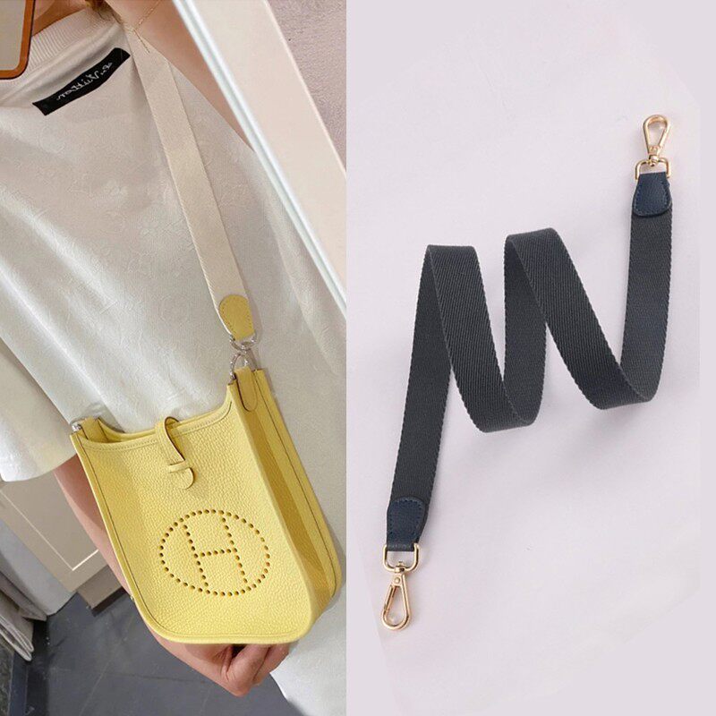 帆布包带肩带斜挎帆布带子菜篮子包带细窄包包带子配件带斜挎替换