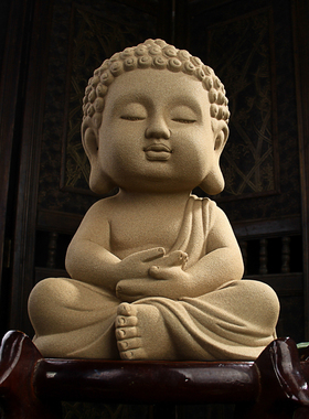 禅意大日如来佛祖像摆件阿弥w陀佛释迦摩尼客厅玄关供奉摆设工艺