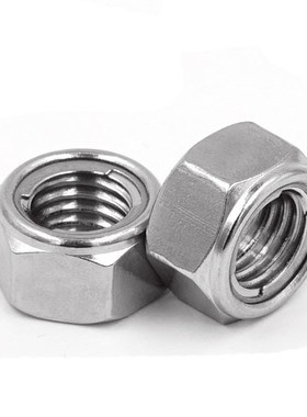 光泽镀锌U型外六角钢片锁紧螺母 UNUTZ4 5 6 8 10 12 14 16 18 20