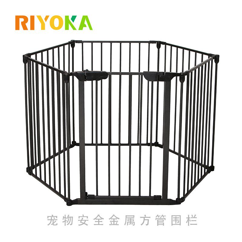 瑞友家宠物围栏猫狗家用方管铁围栏室内外栅栏安全锁防护栏