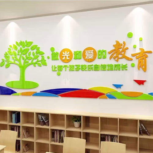 教室布置托管班级文化墙幼儿园墙C面装饰环创主题成品背景环境材