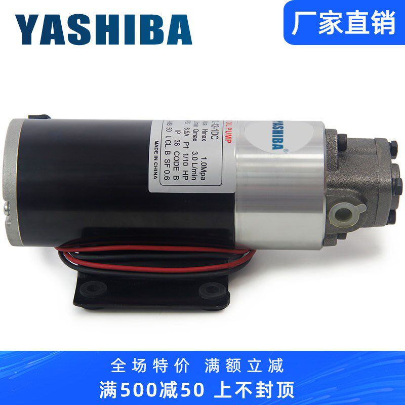 小油泵220v抽油泵齿轮油泵直流电小型电动自吸油泵机床冷却泵油抽