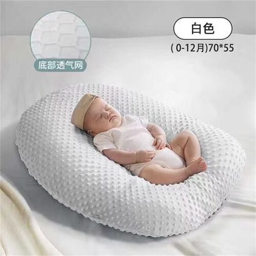 婴儿防吐奶斜坡垫溢奶枕新生儿躺睡喂奶哺乳枕U可坐宝宝秋昌震