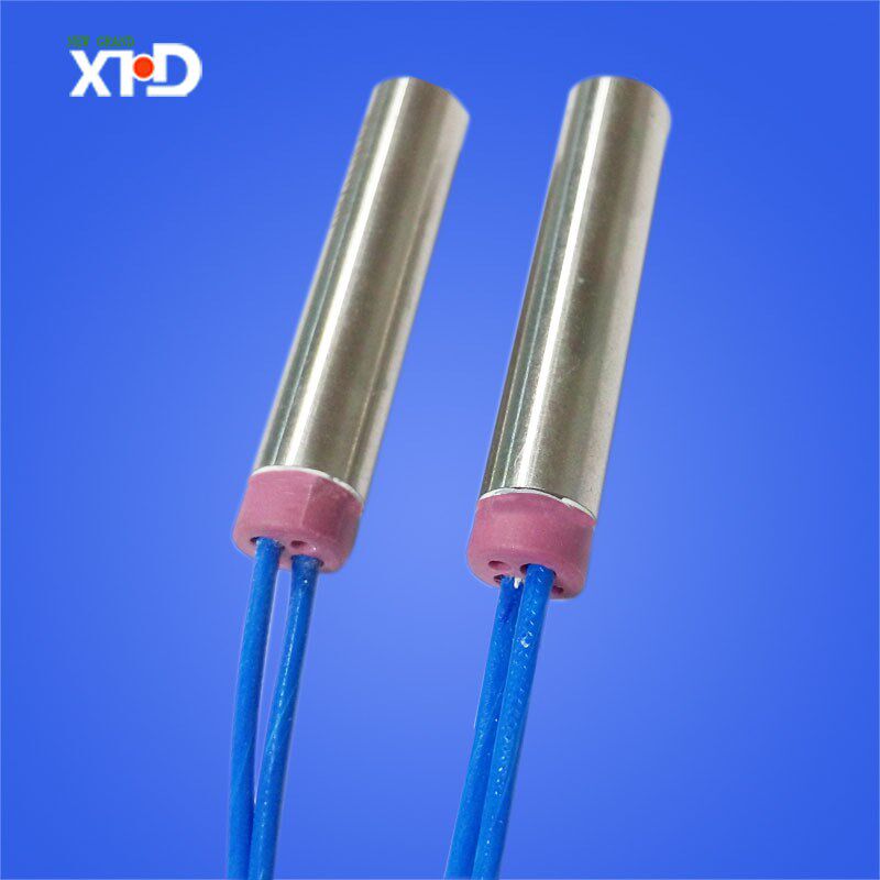 24V/36V低电压高功率内出线高温发热J管 自动点胶机用单头加热管