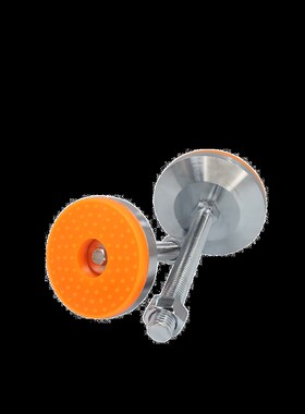 重型全实心黄胶m1l6防滑调节脚杯m20碳钢支撑脚机械脚固定地脚螺