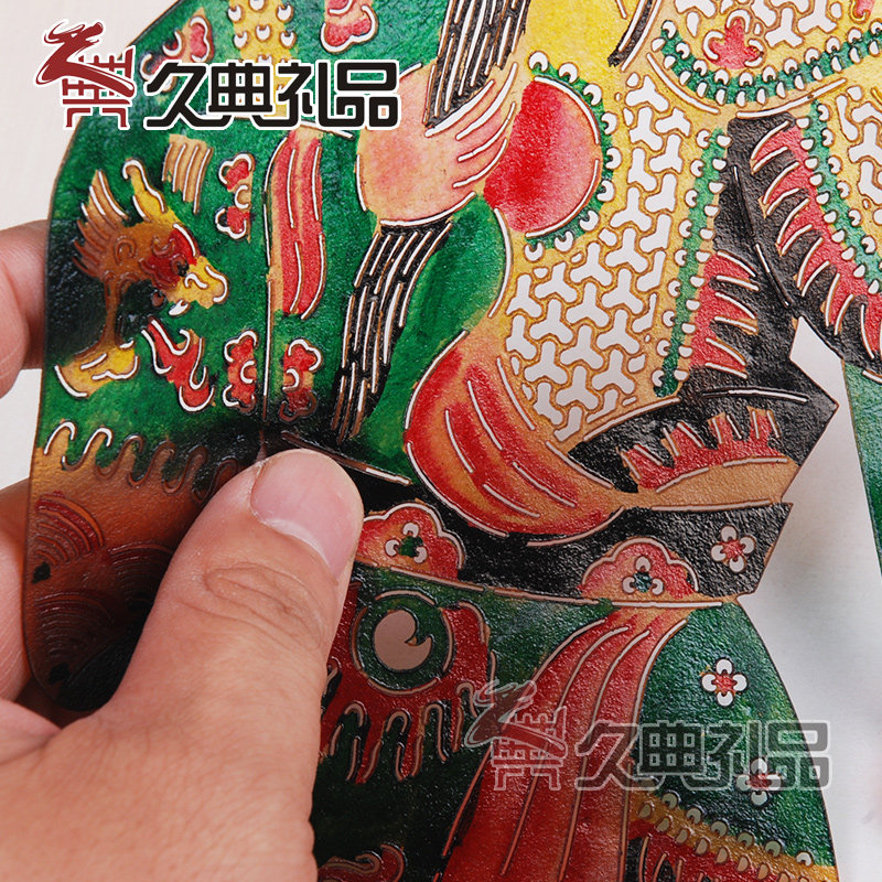 皮影画框镜框装饰画皮影戏中y国特色商务礼品出国礼品客厅挂件送