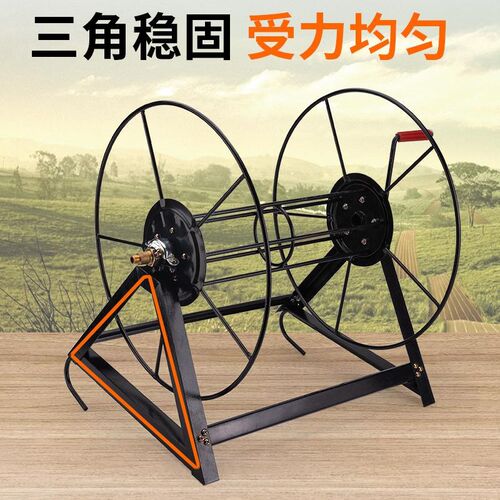 水管车收纳架不锈钢收管神器缠盘管E绕管机软管农用手摇收管卷管