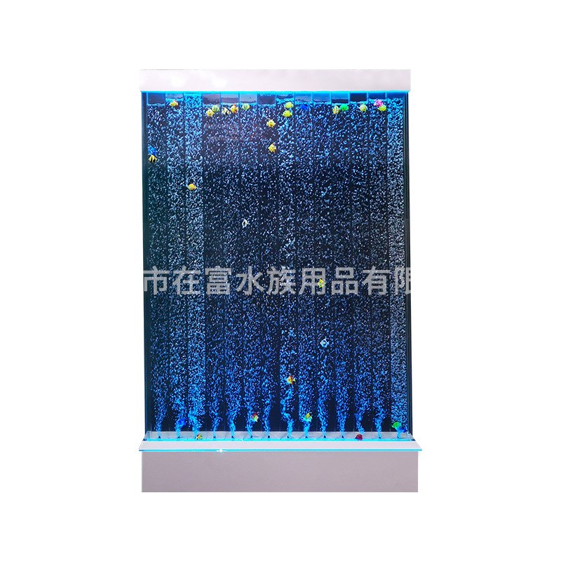 水幕墙流水屏风气泡墙流水墙客厅B鱼缸亚克力屏风入户玄关隔断装