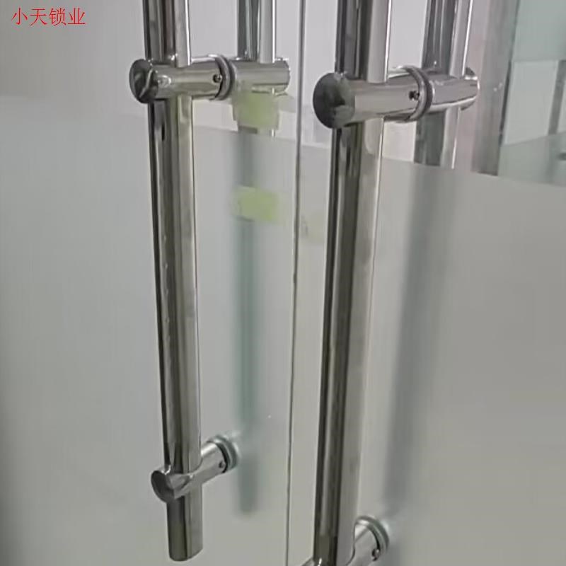 玻璃门把手加厚304玻璃门u把手拉手中式不锈钢大门圆形现代推拉门