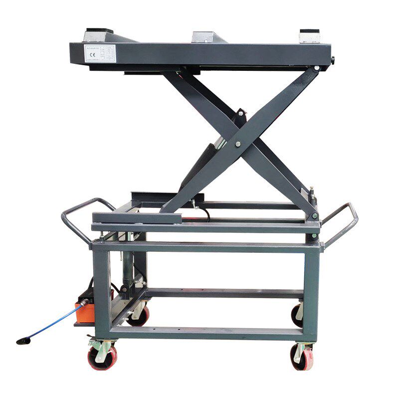 小型电动升降平台新能源汽车维修举升机剪叉式升U降台移动升降机