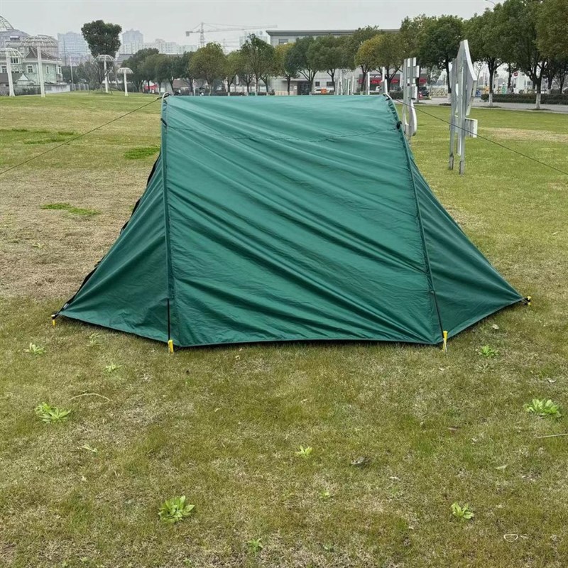 库存户外双层防雨野外露营登山旅行双人加厚便携式四季丘陵帐篷