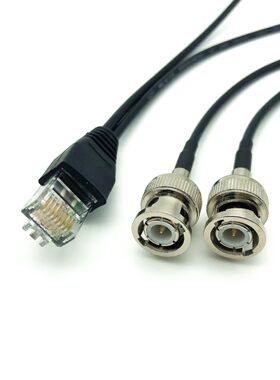定做RJ48RJ45网络水晶头转BNC SMA CC4 SMB中继线路由器调试