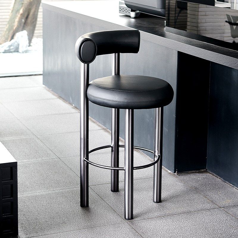 意式轻奢吧台椅现代不锈钢设计师岛台椅前台吧台凳家用靠背高脚椅,鲜花速递/花卉仿真/绿植园艺,水枪,淘宝优惠券,粉丝福利购,淘宝优惠卷