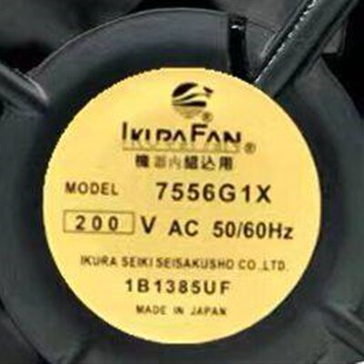 7556G1X 200VAC 原装正品日本育良IKURA FAN 带传感器耐高温风扇