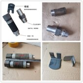 脉冲阀连接件电磁阀气包连接件胶管锁母一体除尘箱体穿壁连接器