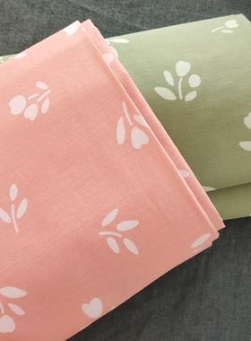 RI0Ta类单水棉床单件洗亲格肤细F7757MMT腻单个被套被罩子清新小