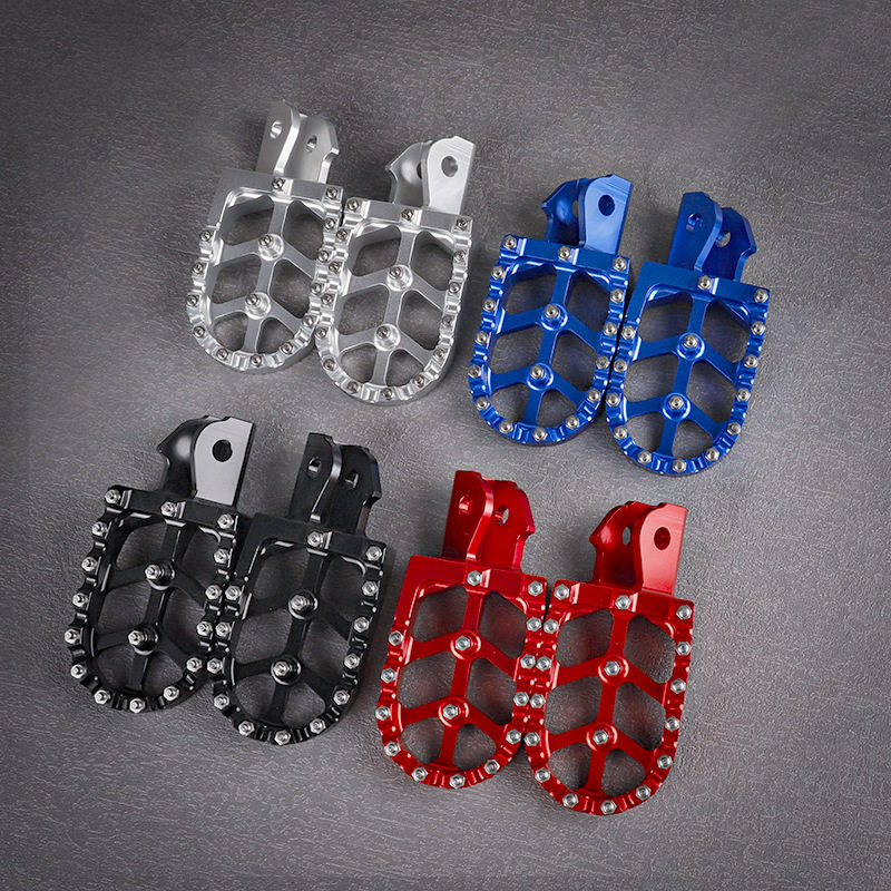 CRF150F/230F虬龙轻蜂R/X电动越野车前脚踏板改装铝合金防滑脚蹬