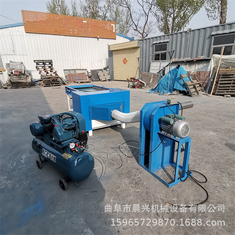 沙发抱枕双口海绵颗粒充棉机