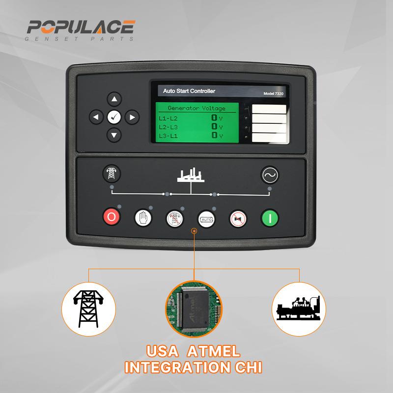 DSE7310柴油发电机自启发动控制器机组控器DS电E7310液制晶控制屏