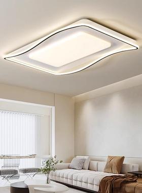 厅客吸顶灯奶油风客厅主灯卧室饰灯中山套灯具餐简约家装灯96713