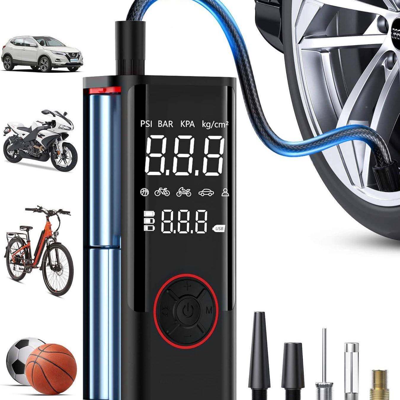 高性能迷你电动手汽558车轮胎式充持气无线数字泵气压监视器