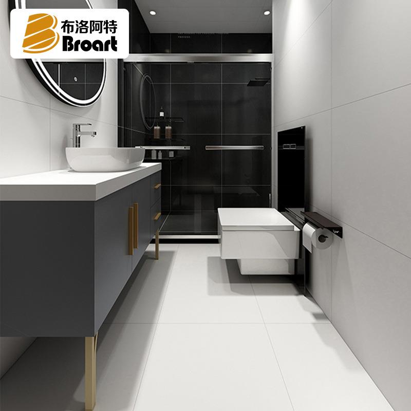 瓷砖柔光砖通体卫白瓷x砖超白6001200生间墙砖客厅地砖地纯板砖