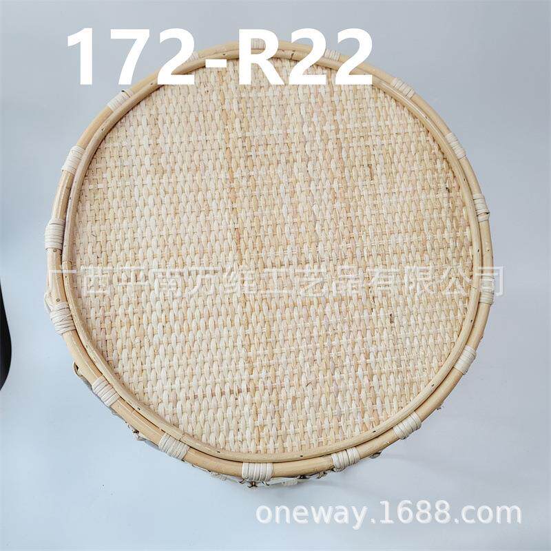 藤编万维衣服收纳凳子一两用竹篮筐脏日篮式民物宿脏172-1-R2衣篓