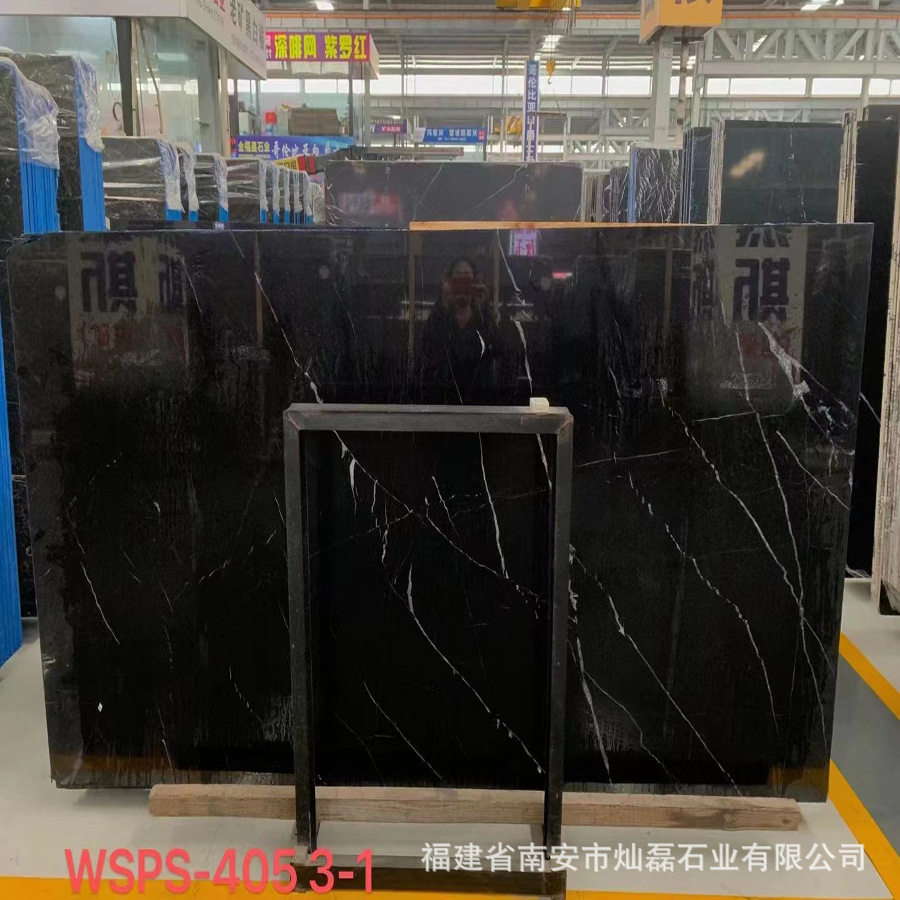 天然黑白根大理石门槛窗台定制